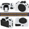 Picture of Case for Canon EOS R50, EOS R50 Camera Silicone Protective Case, Lightweight, Anti-Scratch Slim Fit Soft Skin, EOS R50 Accessories, AEXUTDA Bag for EOS R50 Mirrorless Vlogging Camera - White
