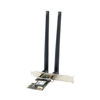 Picture of PCIe WiFi Card, WiFi 6E Card M.2 NGFF Mini Desktop kit Adapter Newest 6GHz BT5.2 Wireless 802.11ax 5400Mbps 2.4Ghz 5Ghz Support OFDMA MU-MIMO AX210NGW Gigabit Network Card