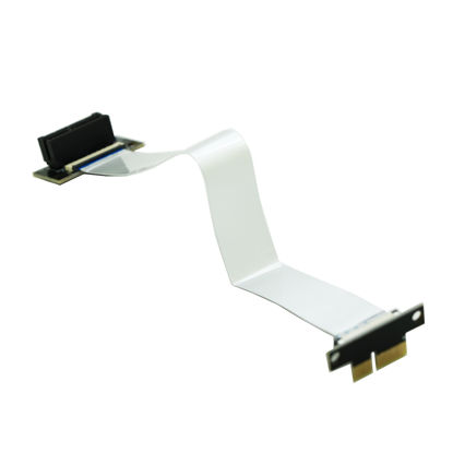Picture of Sintech PCI-e Express 1X Riser Extend Angled Card with 20cms FPC Cable