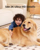Picture of Noorio 2K Pet Camera, Plug-in 360° PTZ Home Security Cameras Indoor, 2.4/5G WiFi Baby/Dog Monitor with Phone App, Two-Way Talk Cameras for Home Security, Smart Motion Tracking, Night Vision, T110