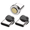 Picture of AUFU 60W/100W 9 Pin USB C Magnetic Connector/Tip/Heads (3-Pack), 360° Rotating Magnetic Phone Adapter Connector for USB C, Type C