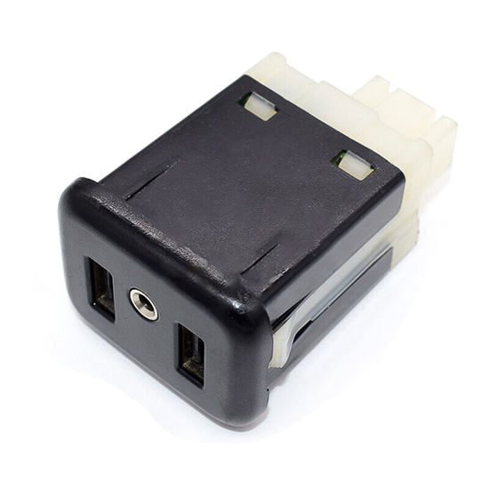 Picture of Kessocco 13519224 Dual USB Port Interface AUX Jack Car Player Replacement for GMC Sierra Chevy Camaro Equinox Malibu