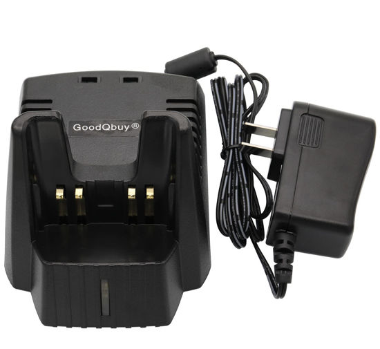 Picture of GoodQbuy® Battery Charger is Compatible with YAESU Vertex VX-160 VX-420 VXA-210 VX-410 FT-60 FT-60R FNB-V67Li