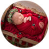 Picture of Zeroest Newborn Photography Wrap Newborn Photoshoot Props Boys Girls Newborn Posing Backgroud Stretch Knit Blanket for Baby Photo Prop (Red, Small)
