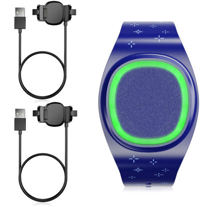 Picture of Kuaguozhe 2 Pack Compatible with Disney-Magic Band Plus Charger, 3.3ft Replacement Charger Only Compatible with Disney-Magic Band+, Black
