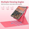 Picture of BQDIYOO Case for iPad 10th Generation with Keyboard, 10.9 inch 7 Colors Backlit Wireless Bluetooth Keyboard Case with Pencil Holder, Auto Wake/Sleep Cover for iPad 10th Gen 2022(Red)