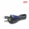 Picture of TRENDnet USB VGA KVM Cable,15 Feet, TK-CU15, Connect with TRENDnet KVM Switches, USB Keyboard/Mouse Cable and Monitor Cable,Black