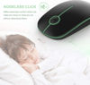 Picture of VssoPlor Wireless Mouse, 2.4G Slim Portable Computer Mice with Nano Receiver for Notebook, PC, Laptop, Computer (Black and Green)