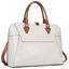 Picture of BOSTANTEN Briefcase for Women Leather 15.6 inch Laptop Shoulder Bag Office Work Crossbody Handbag Beige-White