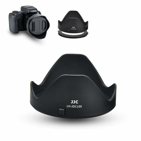 Picture of 67mm Lens Hood Shade & Filter Adapter for Canon PowerShot SX70 HS SX540 HS SX530 HS SX520 HS G3 X SX60 HS SX50 HS SX40 HS SX30 is SX20 is Replaces Canon LH-DC100 & FA-DC67B