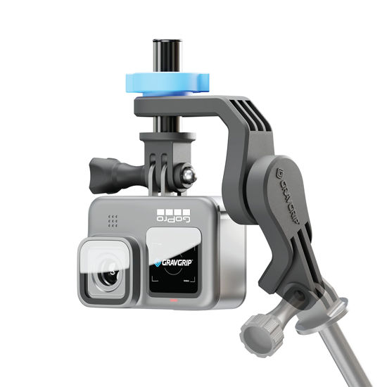 Picture of GRAVGRIP V2 Hydraulic Leveling Mount for Action Camera, GoPro, DJI, Insta360 - Pocket-Sized Leveler, Gimbal, JIB - No Batteries, No Charging, Waterproof