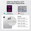 Picture of ESR 2 Pack Screen Protector for iPad Pro 12.9 (2022/2021/2020/2018, 6th/5th/4th/3rd Generation), Tempered-Glass Film with Alignment Frame, Anti-Scratch, Face ID & Apple Pencil Compatible, HD Clarity