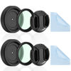Picture of Adjustable Iris Aperture Diaphragm M30 to M37 Iris Aperture Diaphragm Adapter Optical Diaphragm 1.5-26mm Lens Module Adapter Ring PVS-14 PSV14 Optics (Protective Cover Cleaning Cloth Set*2)