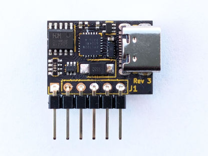 Picture of Silicognition wESP32-Prog-C - USB Type-C PD Serial Console and Programming Module for wESP32