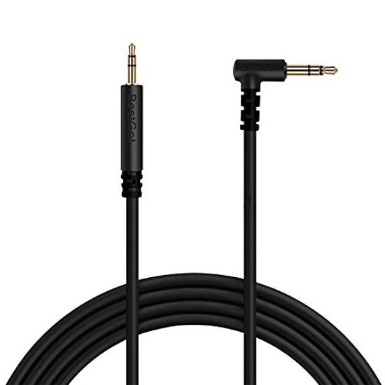 Picture of G-Galice Audio Cable 3.5mm to 2.5mm Male Replacement Aux Cord for Bose 700 QuietComfort QC35II QC35 QC25 Noise Cancelling Headphones,JBL E45BT E55BT E65BTNC Bluetooth Earphone 3.3FT/1m (2-Pack,Black)