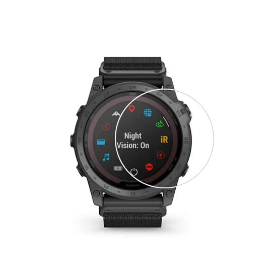 Picture of Zshion Screen Protector Compatible with Garmin Tactix 7 Pro,2.5D 9H Hardness Tempered Glass Protective film,Scratch Resistant Anti-Fingerprint Crystal Clear [ 2 Pack]