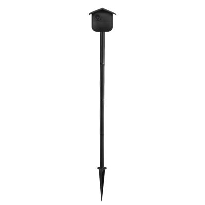Picture of TIUIHU Security Camera Ground Stake + Silicone Cover Case Skin for All-New Blink Outdoor 4 (4th Gen), Heavy Duty Stand Mount with Adjustable Angle and Height (1Pack Black)