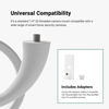 Picture of Holicfun Flexible Twist Mount for Indoor and Outdoor Security Cameras, Unversally Compatible with Ring, Blink, Eufy, Google Nest, Wyze, Arlo, Simplisafe and Other Cameras - White, 2 Pack