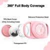Picture of Airtag Dog Collar Holder, [1 Pack] Waterproof Protective Case for Apple AirTag, Durable & Lightweight with Full-Body Protection, Soft Silicone, Pink