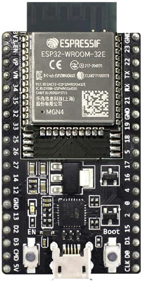 Picture of ESP32-DevKitC-32E Development Board.