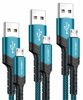 Picture of JSAUX Micro USB Charger Cable, (3-Pack 3.3ft+6.6ft+10ft) Android Charger Micro USB to USB A Nylon Braided Cord Compatible with Samsung Galaxy S6 S7 Edge Note 5, Kindle and More-Green