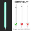 Picture of AhaStyle Silicone Case for Apple Pencil (USB-C) 2023 Ultra Thin Proteative Cover Skin Apple Pencil Sleeve Anti-Slip Grip Compatible with Apple Pencil USB C (Glow Blue)