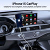 Picture of Car Carplay Cable for Apple iPhone 16 15 Pro Plus Max Plus, [3-Pack,3.3FT+3.3FT+6FT] USB A to USB C for Carplay USB C Cord, USB C Cable for iPad Pro/Air/Mini,Samsung Galaxy Car Charger Cable Cord