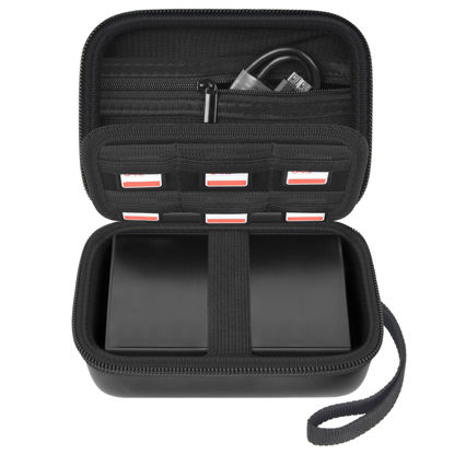 Picture of External Hard Drive Case Compatible with Seagate 1TB 2TB 4TB /for UnionSine/for Toshiba/for WD Elements Portable HDD SSD Solid State Hard Drive, SD Cards & USB Drives Holder Organizer (Box Only)