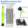 Picture of 13 Pcs Precision Screwdriver Set Magnetic, Electronics Opening Pry Tools Repair Kit with LCD Screen Opening Suction Cup Pliers for Computer, PC, Tablet, Laptop, Eyeglass, Watch
