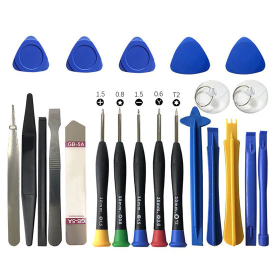 Picture of RLECS Set of 22 Mobile Phone Disassembly and Repair Tool Set Precision Screwdriver Set Suitable for Mobile Phone Laptop Smart Watch