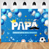 Picture of LTLYH 7x5ft Father's Day Photography Backdrop Spanish El Mejor Papá Del Mundo Backdrop I Love Dad Decoration Feliz Día Del Padre Party Decor Father's Day Banner Backdrops for Photography 266