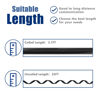 Picture of Awishwell Telephone Cord 25FT Uncoiled/ 3.1FT Coiled, 2 Pack Phone Cord, RJ9 Long Phone Cord for Landline, Black Curly Handset Cord for Corded Landline Phone, Use in Ofiice/Home