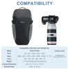 Picture of S-ZONE Camera Bag DSLR/SLR Waterproof Camera Case for Photographers Holster Compatible with Nikon Canon Sony, Black, Casual Daypack