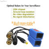 Picture of EAGLEWATCH 8 Pair Video Balun with Power Supply, BNC to Cat5 Adapter, BNC to RJ45 Converter, 1080P-8MP Analog Camera Ethernet Transceiver - Compact (Blue)