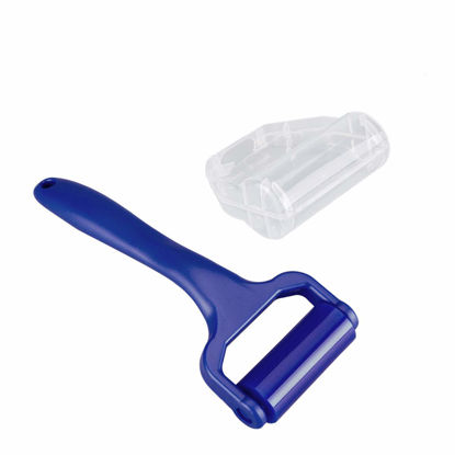 Picture of kwmobile Vinyl Record Cleaner Roller - 6.3" x 2.5" Reusable Anti-Static LP Album Cleaning Roller - Ultimate All in One Cleaner for DJ and Music Lovers