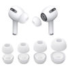 Picture of Vsagier 4 Pairs Replacement Ear Tips for AirPods Pro and AirPods Pro 2 with Noise Reduction Hole, Non-Slip Soft Silicone Ear Tips for AirPods Pro and Fit in The Charging Case(XS/S/M/L)