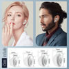 Picture of Vsagier 4 Pairs Replacement Ear Tips for AirPods Pro and AirPods Pro 2 with Noise Reduction Hole, Non-Slip Soft Silicone Ear Tips for AirPods Pro and Fit in The Charging Case(XS/S/M/L)