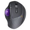 Picture of ProtoArc Wireless Trackball Mouse, EM01 NL Ergonomic Bluetooth Rollerball Thumb Mouse Rechargeable Computer Laptop Mouse, Adjustable Angle & 3 Device Connection for PC, Mac, Windows-Purple Ball