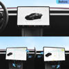 Picture of AAMHHM Screen Swivel Mount for Tesla Model 3 Highland 2024 Left/Right 30° Up/Down 15° Rotating Four Directions Aluminium Alloy Tesla Screen Rotating Bracket