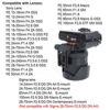 Picture of Lens Collar Support Bracket Tripod Mount Ring Compatible with Sony FE 16-35mm F4 ZA OSS (SEL1635Z), FE 16-35mm F2.8 GM (SEL1635GM), FE 16-70mm F4 ZA OSS (SEL1670Z), FE 35mm F1.4 ZA (SEL35F14Z)