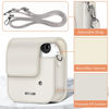 Picture of Fintie Protective Case for Fujifilm Instax Mini 12 Instant Camera - Premium Vegan Leather Bag Cover with Removable Adjustable Strap, White