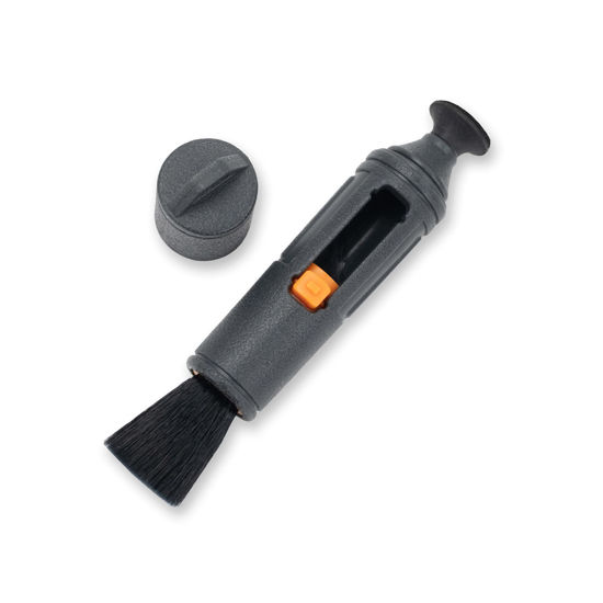 Picture of Carson C6 Series Reusable Compact Lens Cleaner with Dry Nano Particle Cleaning Formula with 13mm Round Tip and Retractable Brush (CS-35)