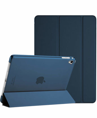 Picture of ProCase Smart Case for iPad Pro 9.7 Inch 2016, Ultra Slim Lightweight Stand Smart Case Shell with Translucent Frosted Back Cover for iPad Pro 9.7 Inch (A1673 A1674 A1675) -Navy