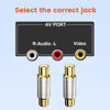 Picture of VANAUX 2-Pack Gold Plated RCA Female to Female Coupler,Barrel Connectors Adapters Extend Subwoofer RCA Cables for HDTV,Speakers, Amplifiers, Car Audio