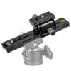 Picture of Koolehaoda 180mm Rail Nodal Slide Metal Quick Release Clamp,Dual Dovetail Camera Bracket Mount with Double-Sided Clamp can be Rotated 90°, for Camera with Arca Swiss Compatible(LCB-18R)