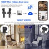 Picture of Spy Camera WiFi Mini Hidden Camera 1080P Dual Lens DIY Module Wireless Tiny Nanny Cam - Small Discreet Home Security Indoor Outdoor - 5G and 2.4G Wi-Fi Dual Band Dual Lens Surveillance Cameras