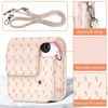 Picture of Fintie Protective Case for Fujifilm Instax Mini 12 Instant Camera - Premium Vegan Leather Bag Cover with Removable Adjustable Strap, Coquette Tulips