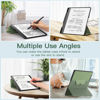 Picture of MoKo Stand Case for Kindle Scribe (2024/2022 Released) - Premium Leather Trifold Stand Cover with Pen Holder, Auto Sleep/Wake for 10.2" Amazon Kindle Scribe 2024/2022, Celadon