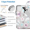 Picture of Hseok Laptop Shoulder Bag 15 15.6 16 Inch Briefcase, Compatible XPS 15 Spill-Resistant Handbag with Shoulder Strap for Most 14"-16" Notebooks, Butterfly