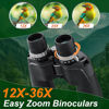 Picture of High Powered Zoom Binoculars for Adults - Wozel 12-36X50 HD Professional Binoculars with Large Vision - Waterproof Binocular with Low Light for Bird Watching Travel Hunting Sports Cruise Outdoor